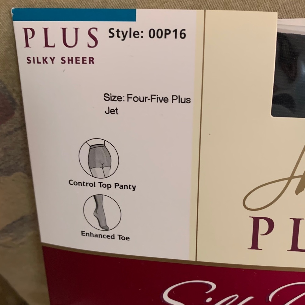 SILK REFLECTIONS - Hanes - SILKY SHEER - Set of 2 - Picture 3 of 5